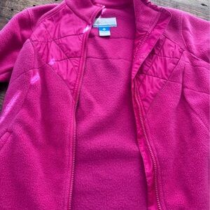 Columbia Magenta Fleece Jacket
